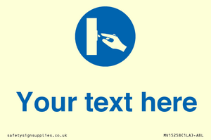 Custom Use Switch Sign